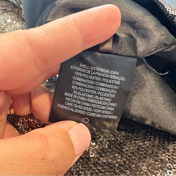 Tahari Ezra Python Sequin Sheath Dress, Size 6 - Picture 11 of 12